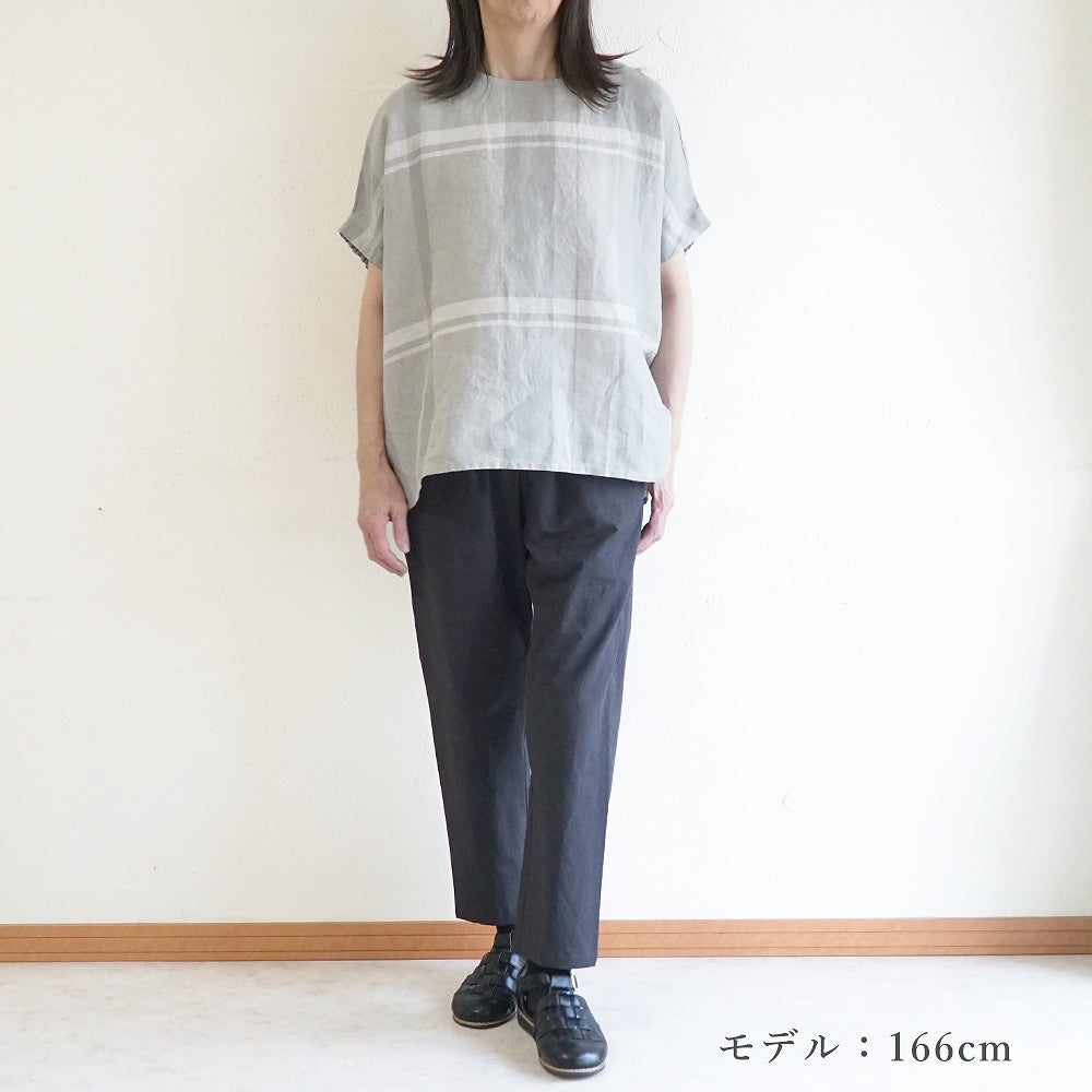 Branch m‘.,ブランチエム,ナチュラル,30代,40代,50代,60代,リネン,ゆったり,麻,コットンリネン,綿麻,パンツ,テーパードパンツ,テーパード,