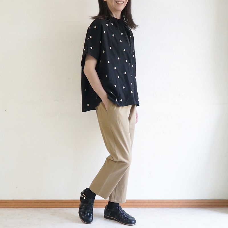 Branch m‘.,ブランチエム,ナチュラル,30代,40代,50代,60代,リネン,ゆったり,麻,コットンリネン,綿麻,パンツ,テーパードパンツ,テーパード,