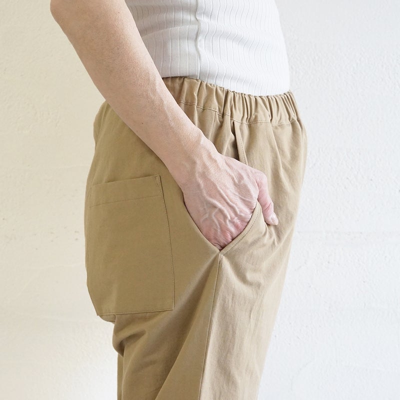 Branch m‘.,ブランチエム,ナチュラル,30代,40代,50代,60代,リネン,ゆったり,麻,コットンリネン,綿麻,パンツ,テーパードパンツ,テーパード,