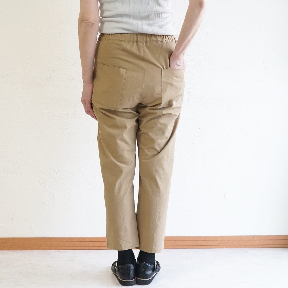 Branch m‘.,ブランチエム,ナチュラル,30代,40代,50代,60代,リネン,ゆったり,麻,コットンリネン,綿麻,パンツ,テーパードパンツ,テーパード,
