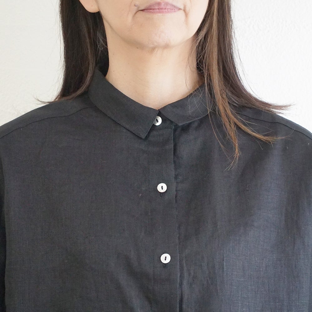 Branch m‘.,ブランチエム,ナチュラル,30代,40代,50代,60代,リネン,ゆったり,麻,シャツ,リネンシャツ,リネンブラウス,ブラウス,ビッグシャツ,オーバーサイズ