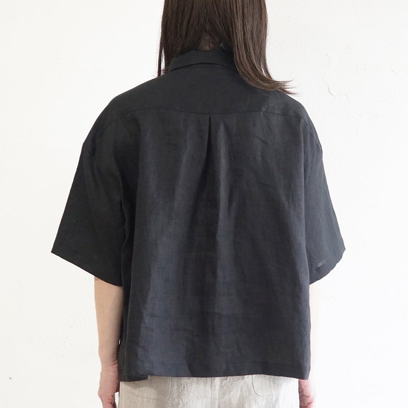 Branch m‘.,ブランチエム,ナチュラル,30代,40代,50代,60代,リネン,ゆったり,麻,シャツ,リネンシャツ,リネンブラウス,ブラウス,ビッグシャツ,オーバーサイズ