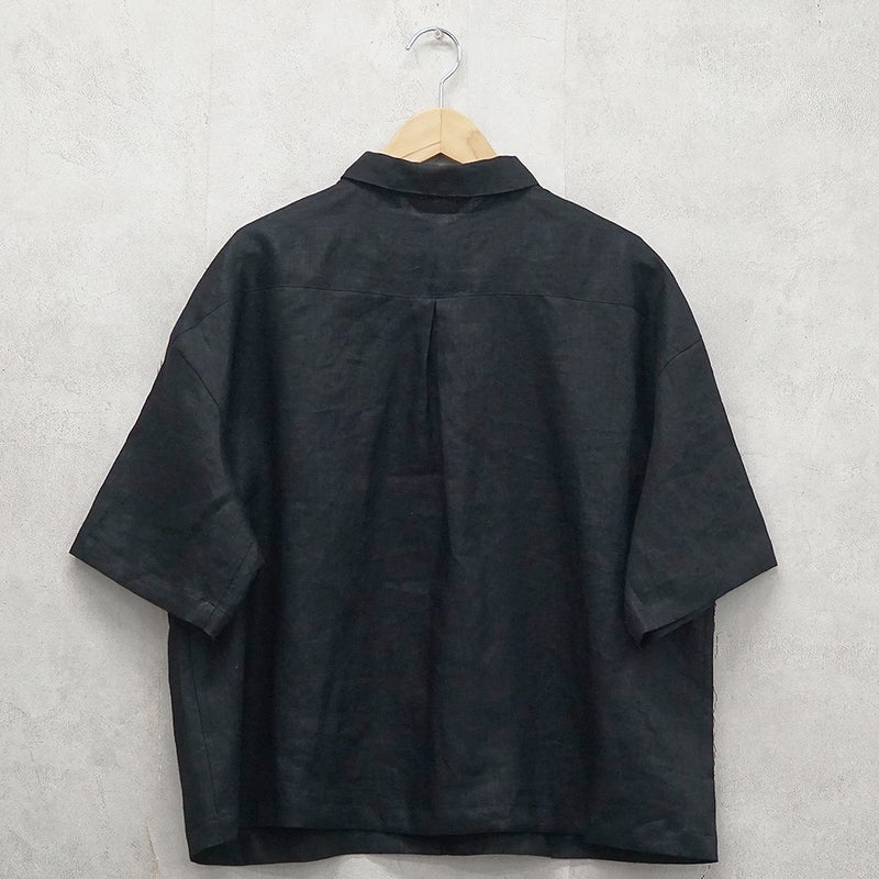 Branch m‘.,ブランチエム,ナチュラル,30代,40代,50代,60代,リネン,ゆったり,麻,シャツ,リネンシャツ,リネンブラウス,ブラウス,ビッグシャツ,オーバーサイズ