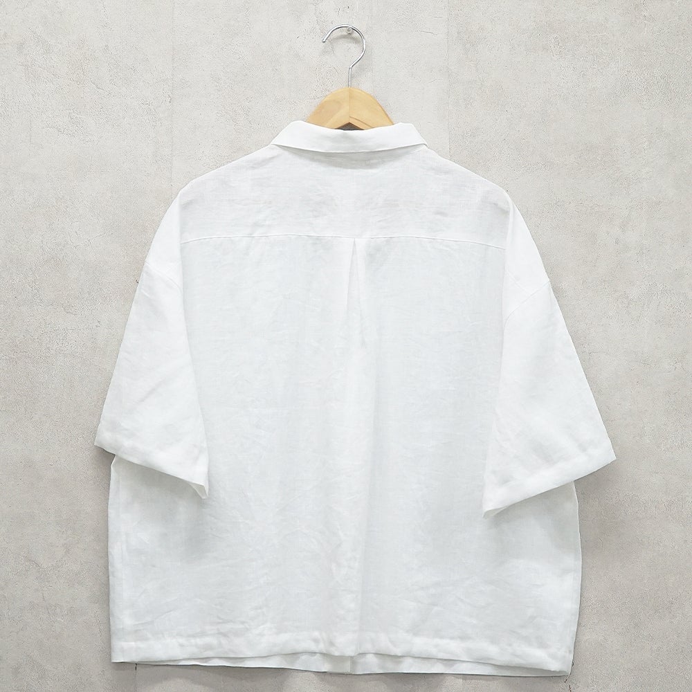 Branch m‘.,ブランチエム,ナチュラル,30代,40代,50代,60代,リネン,ゆったり,麻,シャツ,リネンシャツ,リネンブラウス,ブラウス,ビッグシャツ,オーバーサイズ