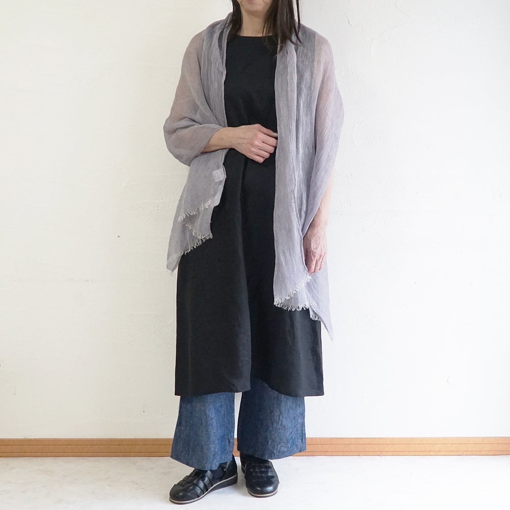 Branch m‘.,ブランチエム,ナチュラル,30代,40代,50代,60代,リネン,ゆったり,麻,ワンピース,リネンワンピース,ノースリーブワンピース