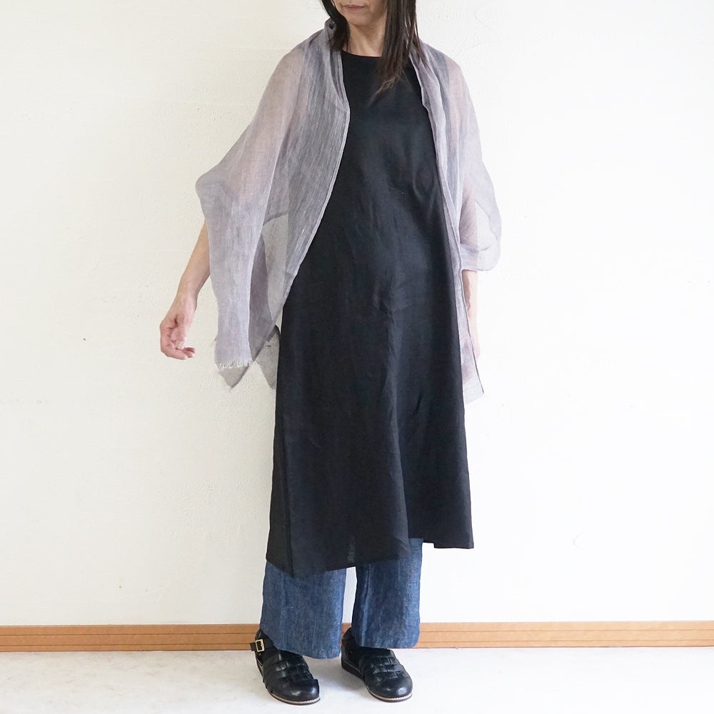 Branch m‘.,ブランチエム,ナチュラル,30代,40代,50代,60代,リネン,ゆったり,麻,ワンピース,リネンワンピース,ノースリーブワンピース