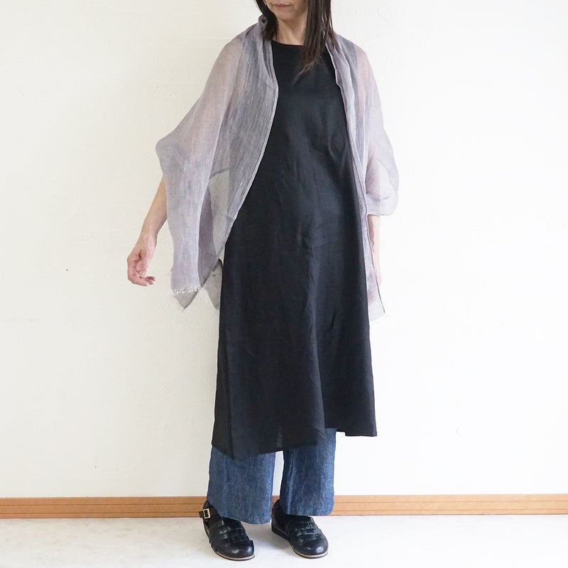 Branch m‘.,ブランチエム,ナチュラル,30代,40代,50代,60代,リネン,ゆったり,麻,ワンピース,リネンワンピース,ノースリーブワンピース