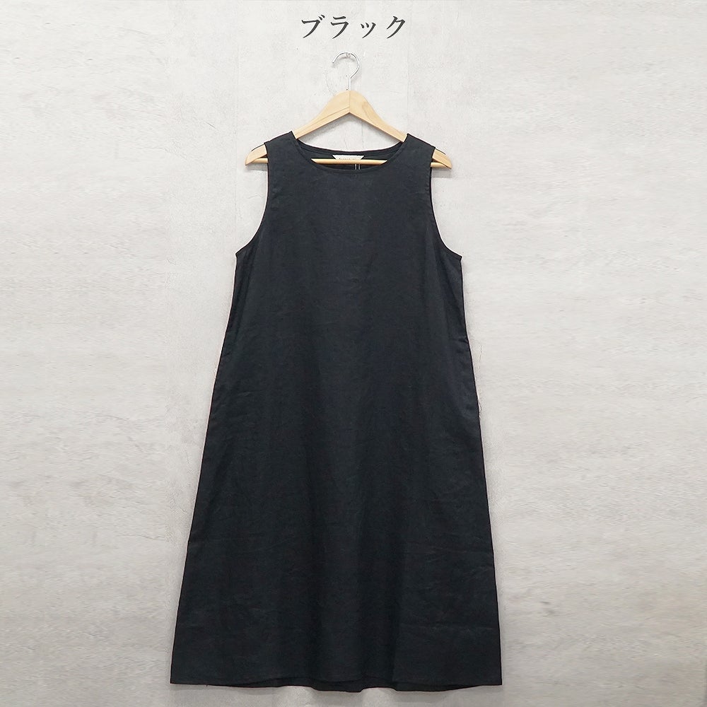 Branch m‘.,ブランチエム,ナチュラル,30代,40代,50代,60代,リネン,ゆったり,麻,ワンピース,リネンワンピース,ノースリーブワンピース