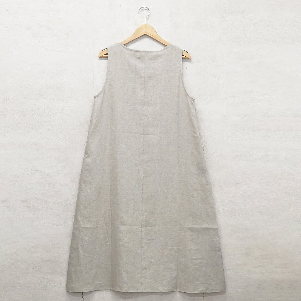 Branch m‘.,ブランチエム,ナチュラル,30代,40代,50代,60代,リネン,ゆったり,麻,ワンピース,リネンワンピース,ノースリーブワンピース