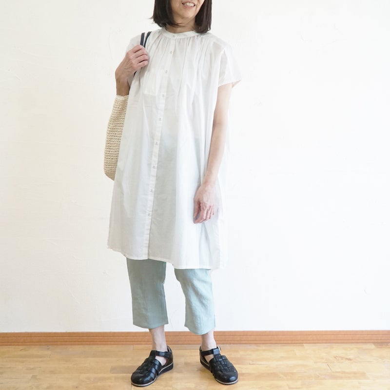 Branch m‘.,ブランチエム,ナチュラル,30代,40代,50代,60代,リネン,ゆったり,pants,パンツ,リネンパンツ,クロップドパンツ,インナーパンツ,ぺチパンツ,アンダーパンツ,