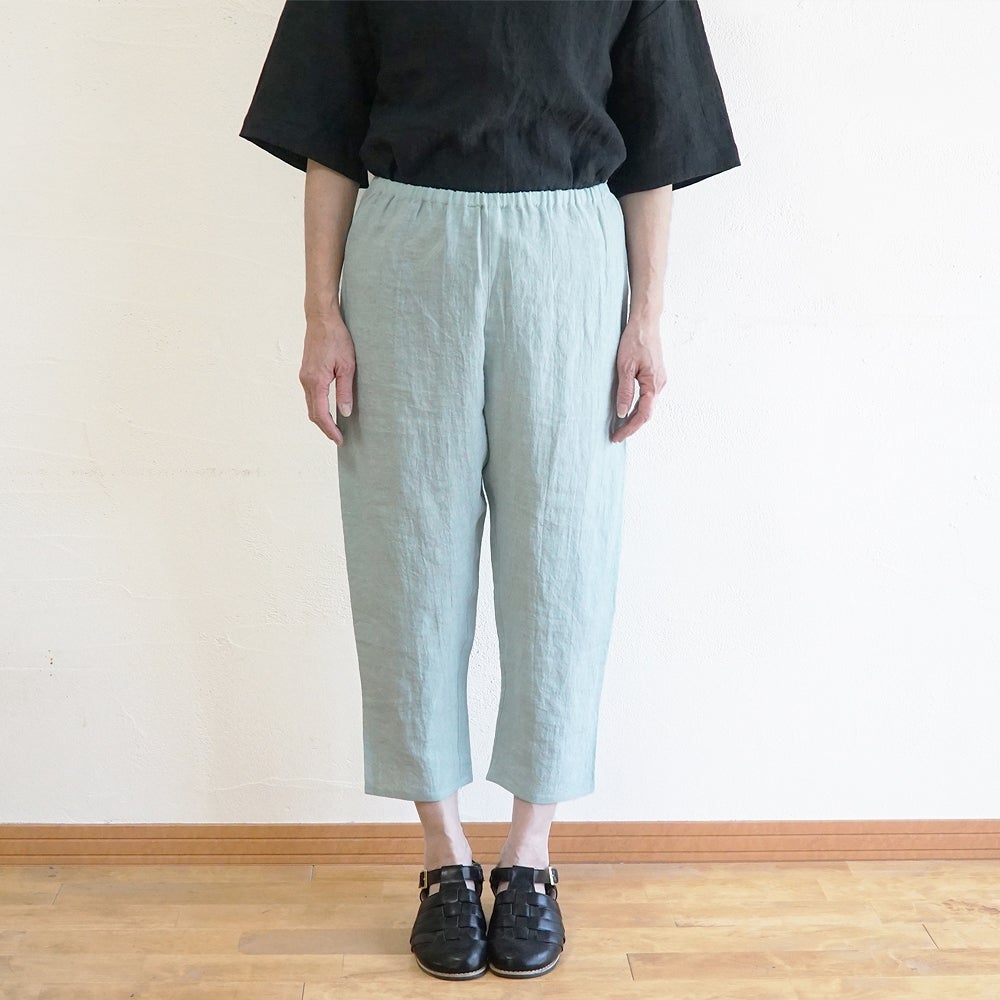 Branch m‘.,ブランチエム,ナチュラル,30代,40代,50代,60代,リネン,ゆったり,pants,パンツ,リネンパンツ,クロップドパンツ,インナーパンツ,ぺチパンツ,アンダーパンツ,