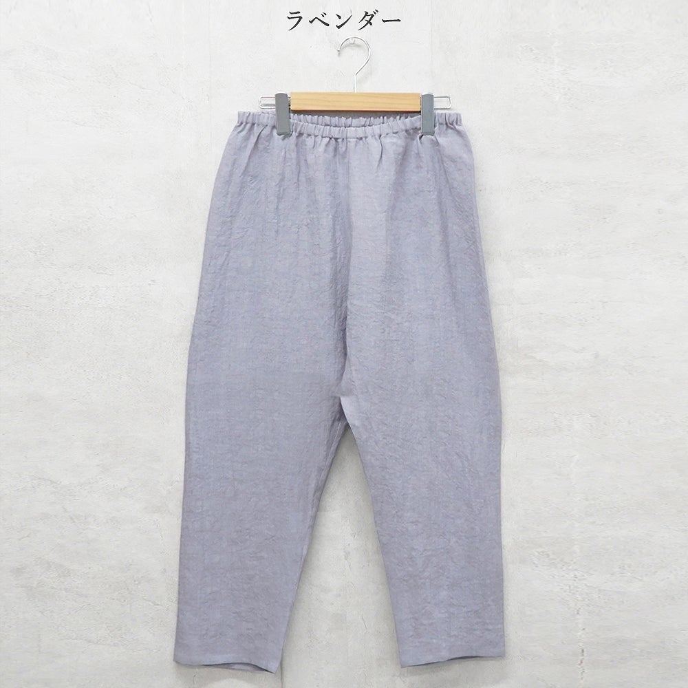 Branch m‘.,ブランチエム,ナチュラル,30代,40代,50代,60代,リネン,ゆったり,pants,パンツ,リネンパンツ,クロップドパンツ,インナーパンツ,ぺチパンツ,アンダーパンツ,