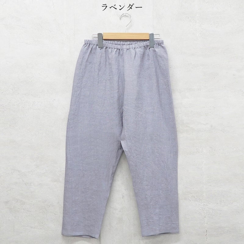 Branch m‘.,ブランチエム,ナチュラル,30代,40代,50代,60代,リネン,ゆったり,pants,パンツ,リネンパンツ,クロップドパンツ,インナーパンツ,ぺチパンツ,アンダーパンツ,