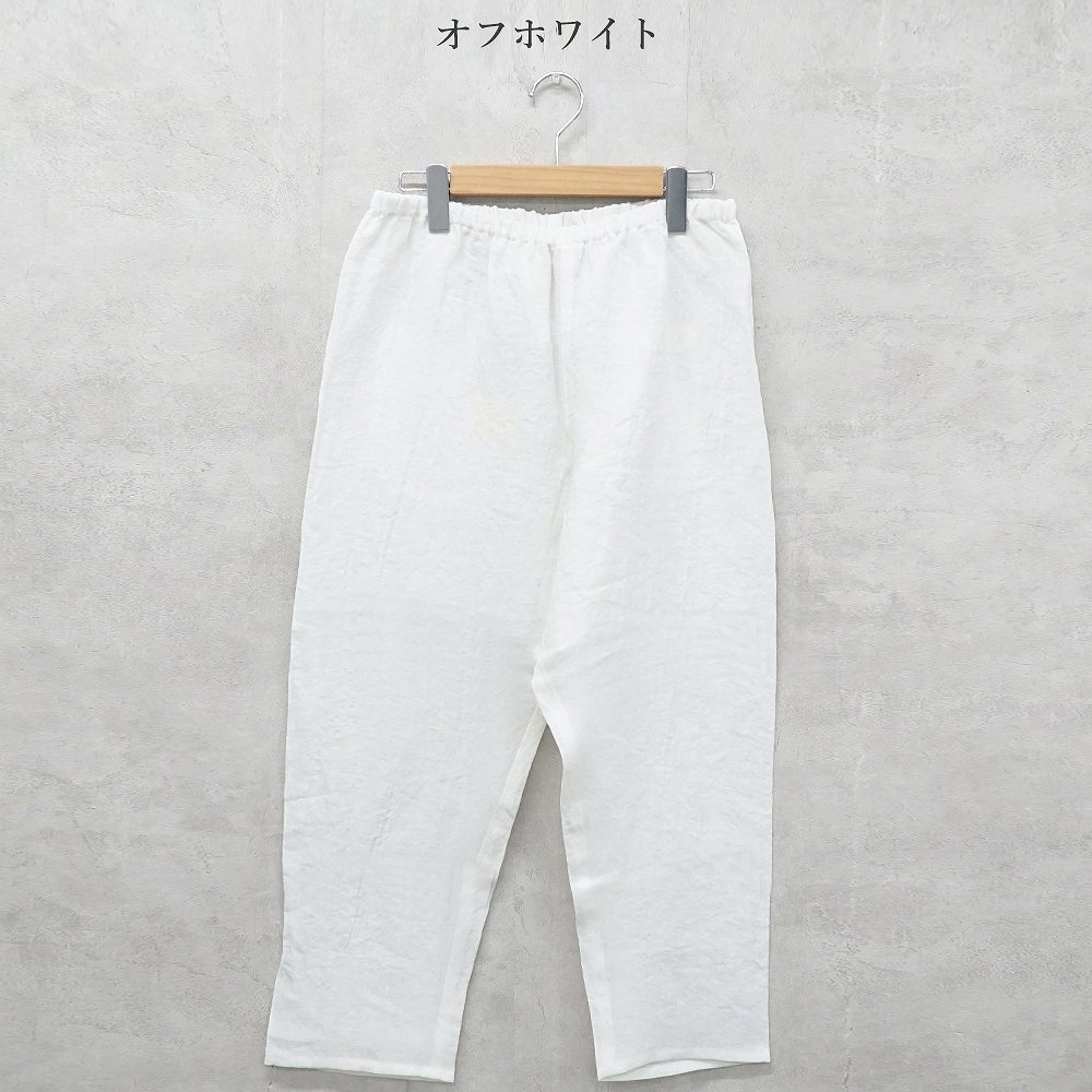 Branch m‘.,ブランチエム,ナチュラル,30代,40代,50代,60代,リネン,ゆったり,pants,パンツ,リネンパンツ,クロップドパンツ,インナーパンツ,ぺチパンツ,アンダーパンツ,