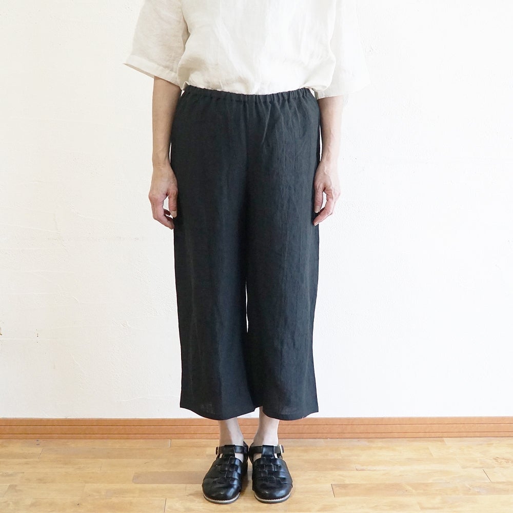 Branch m‘.,ブランチエム,ナチュラル,30代,40代,50代,60代,リネン,ゆったり,パンツ,リネンパンツ,ワイドストレートパンツ,ワイドパンツ,ぺチパンツ,インナーパンツ,アンダーパンツ