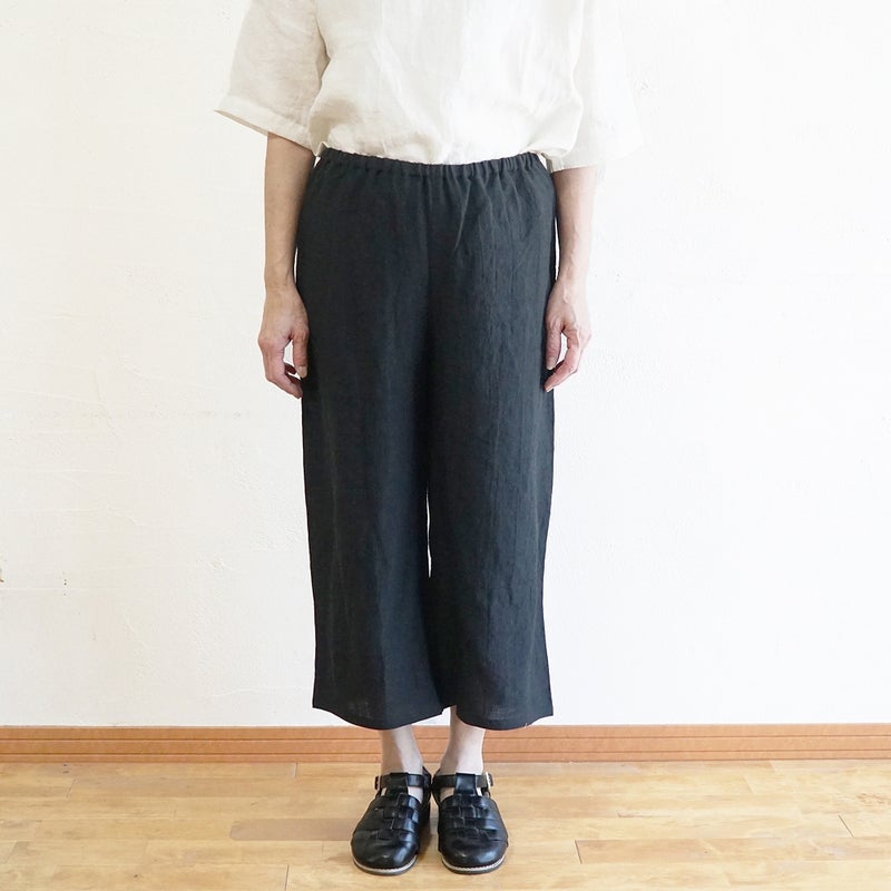 Branch m‘.,ブランチエム,ナチュラル,30代,40代,50代,60代,リネン,ゆったり,パンツ,リネンパンツ,ワイドストレートパンツ,ワイドパンツ,ぺチパンツ,インナーパンツ,アンダーパンツ