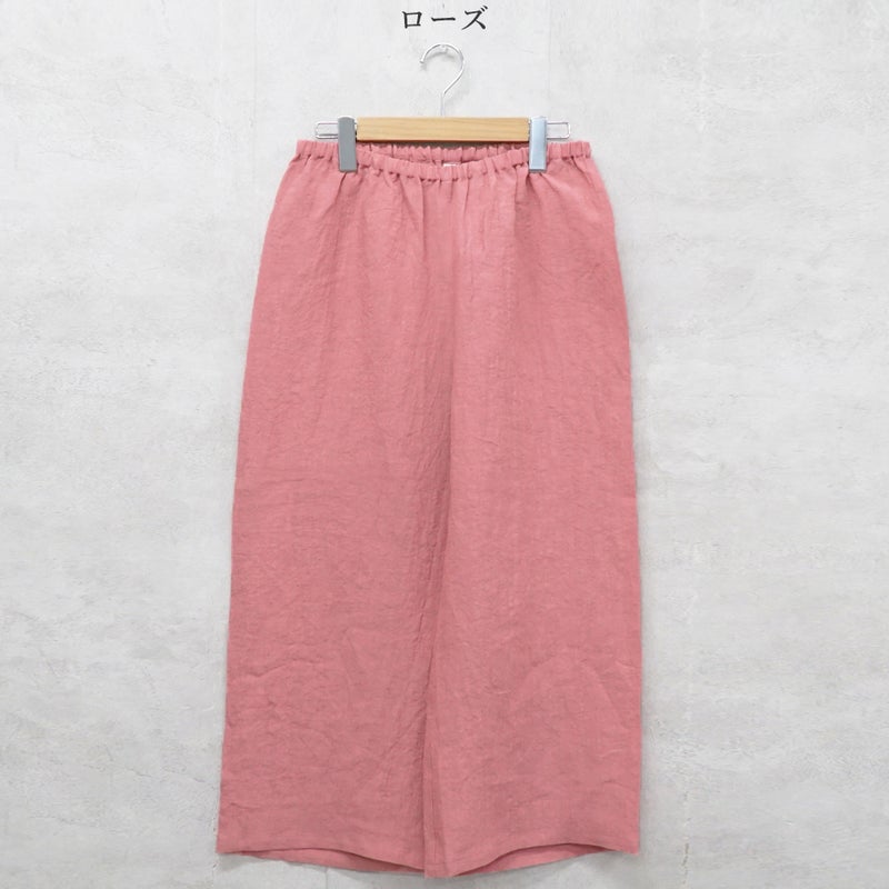 Branch m‘.,ブランチエム,ナチュラル,30代,40代,50代,60代,リネン,ゆったり,パンツ,リネンパンツ,ワイドストレートパンツ,ワイドパンツ,ぺチパンツ,インナーパンツ,アンダーパンツ