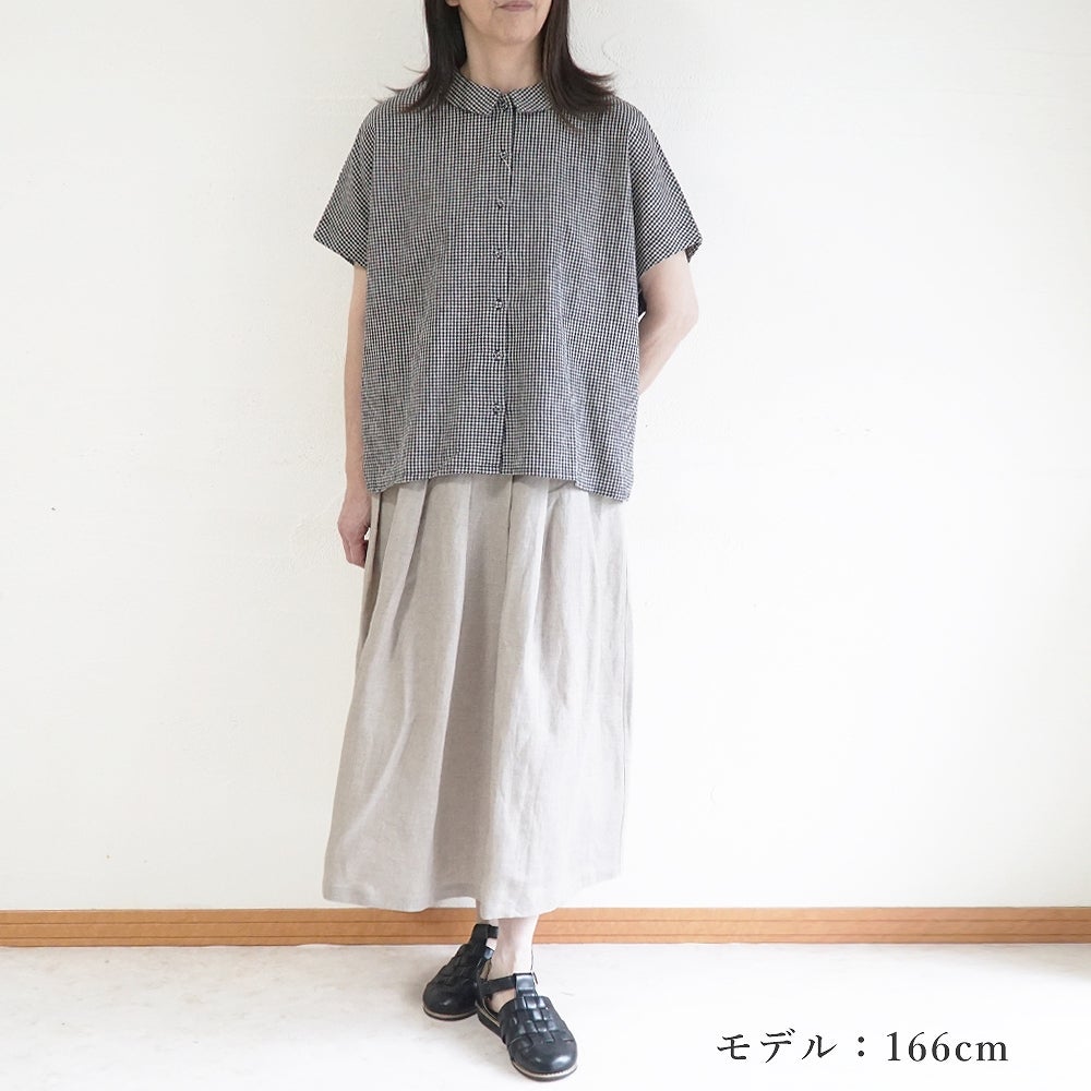 Branch m‘.,ブランチエム,ナチュラル,30代,40代,50代,60代,リネン,ゆったり,ブラウス,リネンブラウス,ドルマンブラウス,