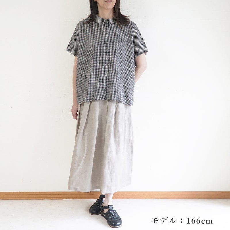 Branch m‘.,ブランチエム,ナチュラル,30代,40代,50代,60代,リネン,ゆったり,ブラウス,リネンブラウス,ドルマンブラウス,