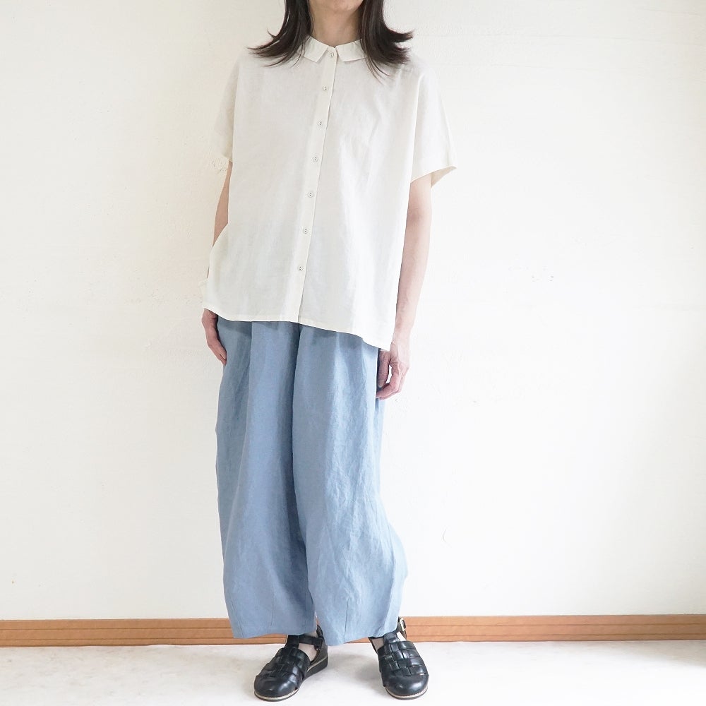 Branch m‘.,ブランチエム,ナチュラル,30代,40代,50代,60代,リネン,ゆったり,ブラウス,リネンブラウス,ドルマンブラウス,