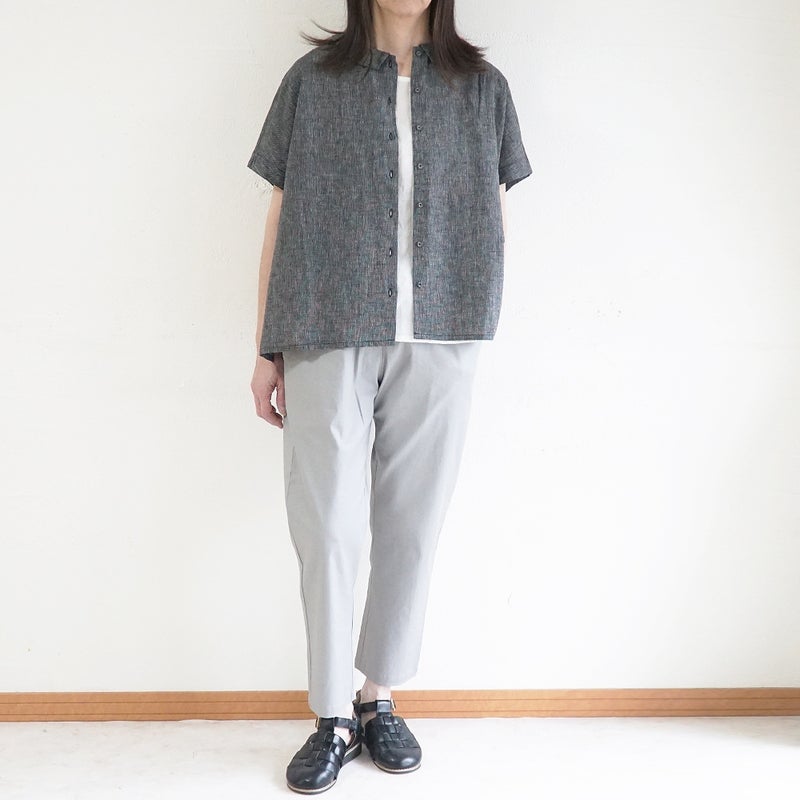 Branch m‘.,ブランチエム,ナチュラル,30代,40代,50代,60代,リネン,ゆったり,ブラウス,リネンブラウス,ドルマンブラウス,