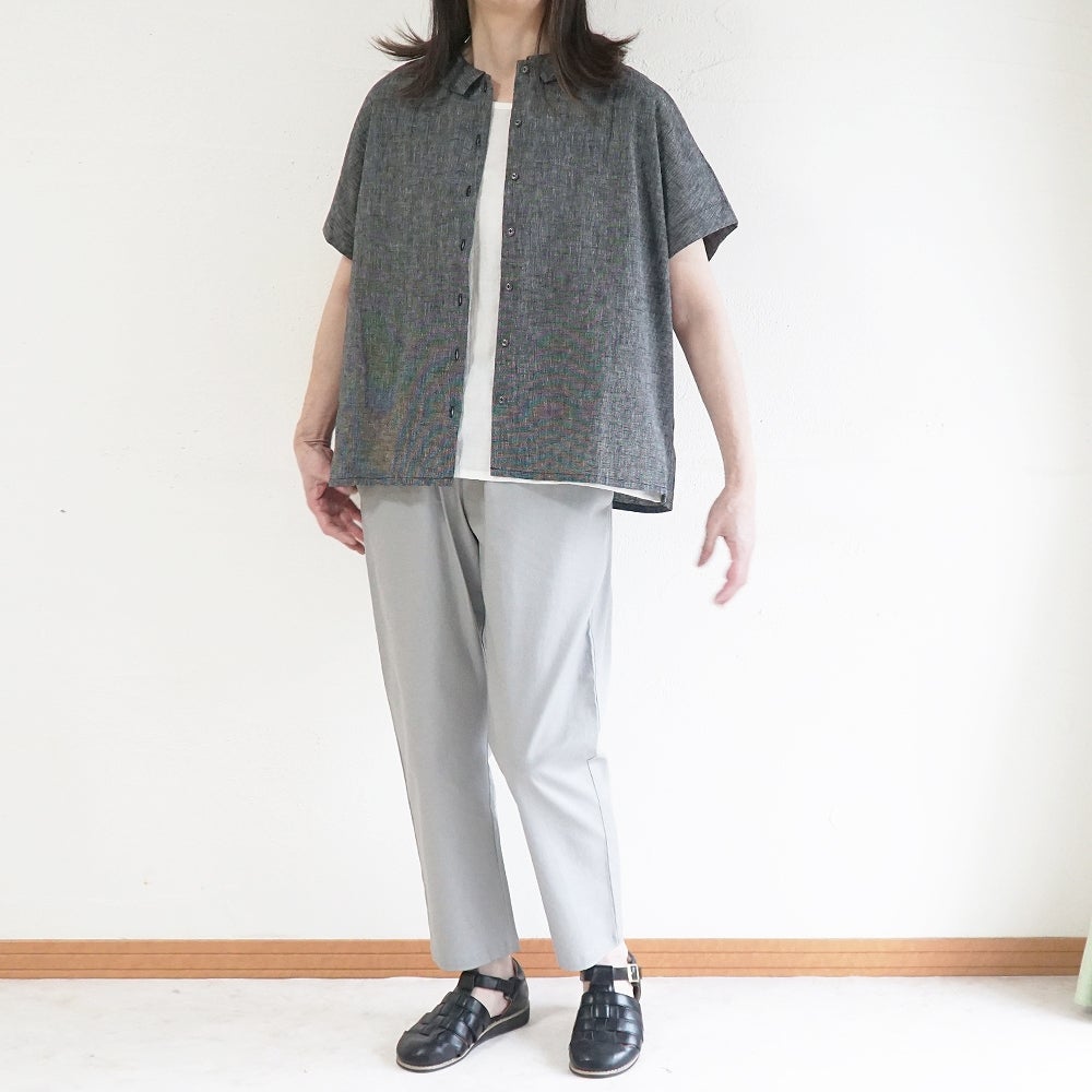 Branch m‘.,ブランチエム,ナチュラル,30代,40代,50代,60代,リネン,ゆったり,ブラウス,リネンブラウス,ドルマンブラウス,