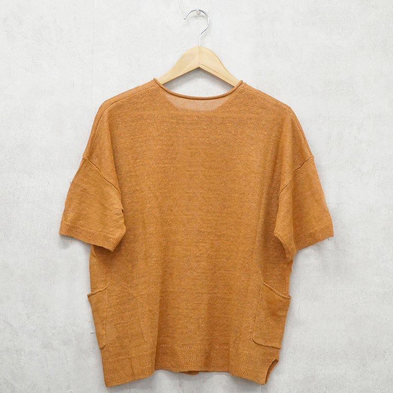 Branch m‘.,ブランチエム,ナチュラル,30代,40代,50代,60代,リネン,ゆったり,カーディガン,リネンニット,ニットカーディガン,羽織,リネンニットカーディガン,,