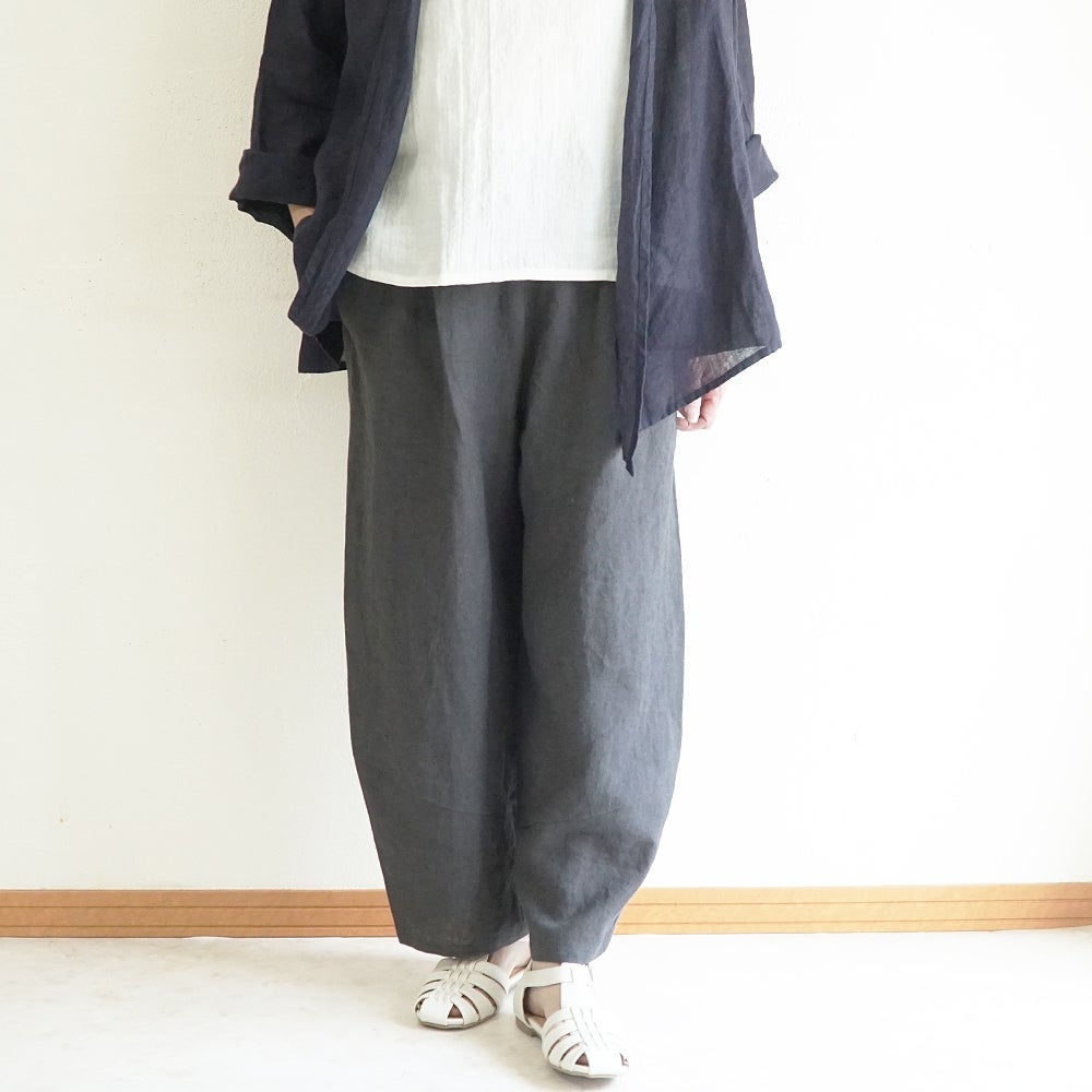Branch m‘.,ブランチエム,ナチュラル,30代,40代,50代,60代,コーデセット,コーディネートセット,セット売り,ゆったり,リネン,カーディガン,リネンカーディガン,羽織,ストール,リネンストール,リネンガーゼ,トッパー,トッパーカーディガン,コクーンパンツ,リネンパンツ,パンツ,
