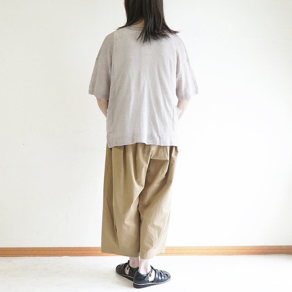Branch m‘.,ブランチエム,ナチュラル,30代,40代,50代,60代,コーデセット,コーディネートセット,セット売り,ゆったり,リネン,カーディガン,リネンカーディガン,羽織,リネンニット,パンツ,コクーンパンツ,フィグパンツ,バルーンパンツ,