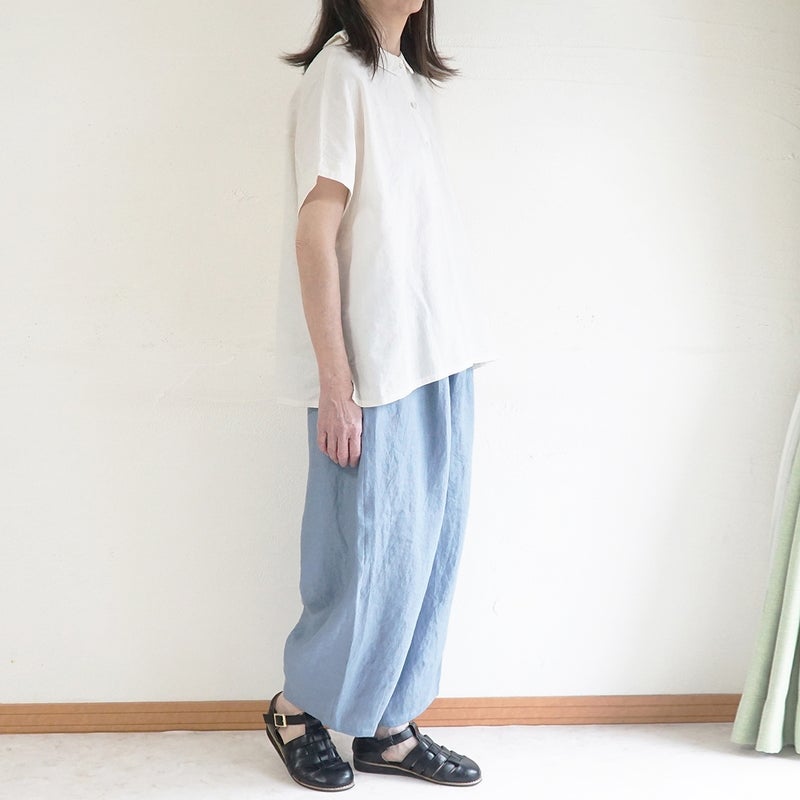 Branch m‘.,ブランチエム,ナチュラル,30代,40代,50代,60代,リネン,麻,ゆったり,パンツ,デニム,リネンパンツ ,ワイドパンツ,コクーンパンツ,バルーンパンツ,