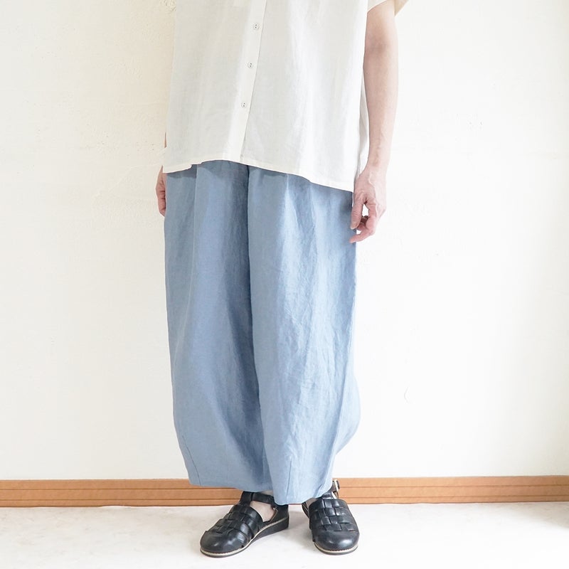 Branch m‘.,ブランチエム,ナチュラル,30代,40代,50代,60代,リネン,麻,ゆったり,パンツ,デニム,リネンパンツ ,ワイドパンツ,コクーンパンツ,バルーンパンツ,