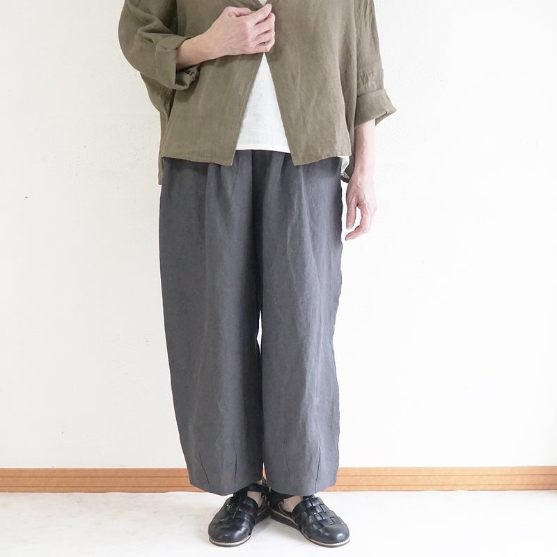 Branch m‘.,ブランチエム,ナチュラル,30代,40代,50代,60代,リネン,麻,ゆったり,パンツ,デニム,リネンパンツ ,ワイドパンツ,コクーンパンツ,バルーンパンツ,