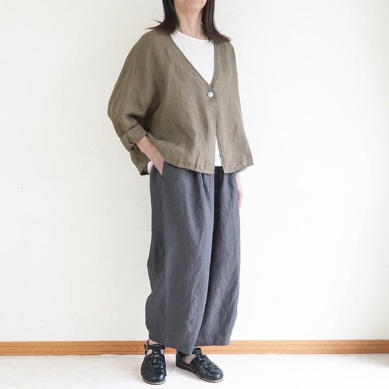 Branch m‘.,ブランチエム,ナチュラル,30代,40代,50代,60代,リネン,麻,ゆったり,パンツ,デニム,リネンパンツ ,ワイドパンツ,コクーンパンツ,バルーンパンツ,