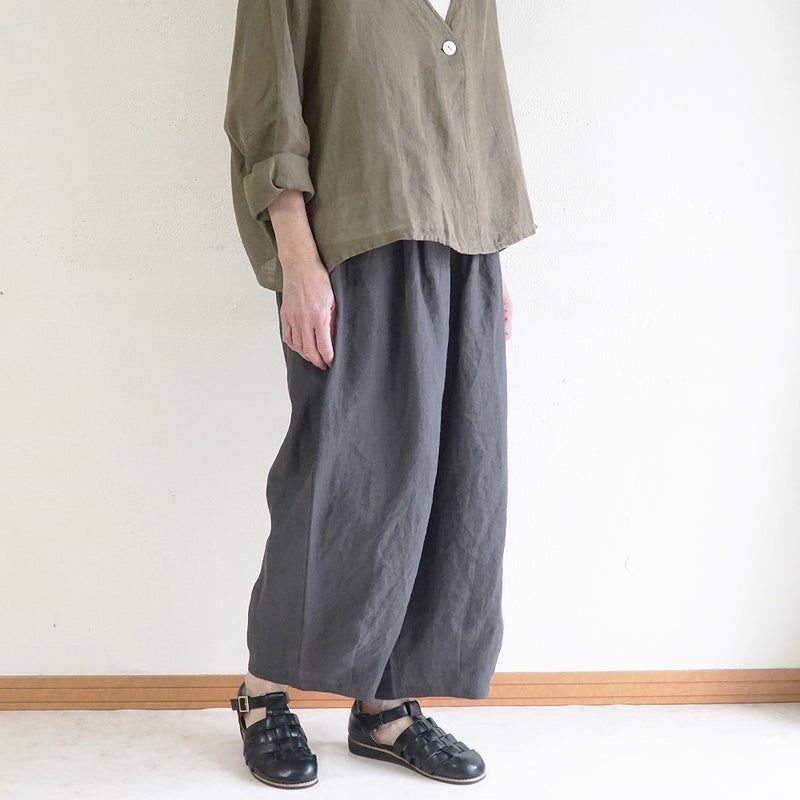 Branch m‘.,ブランチエム,ナチュラル,30代,40代,50代,60代,リネン,麻,ゆったり,パンツ,デニム,リネンパンツ ,ワイドパンツ,コクーンパンツ,バルーンパンツ,