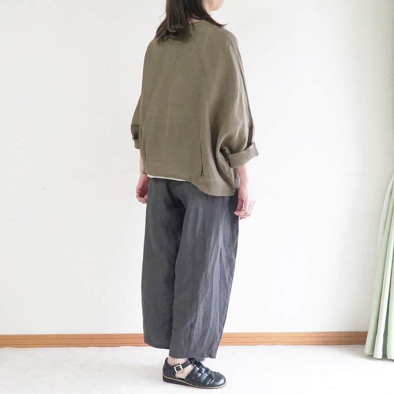 Branch m‘.,ブランチエム,ナチュラル,30代,40代,50代,60代,リネン,麻,ゆったり,パンツ,デニム,リネンパンツ ,ワイドパンツ,コクーンパンツ,バルーンパンツ,