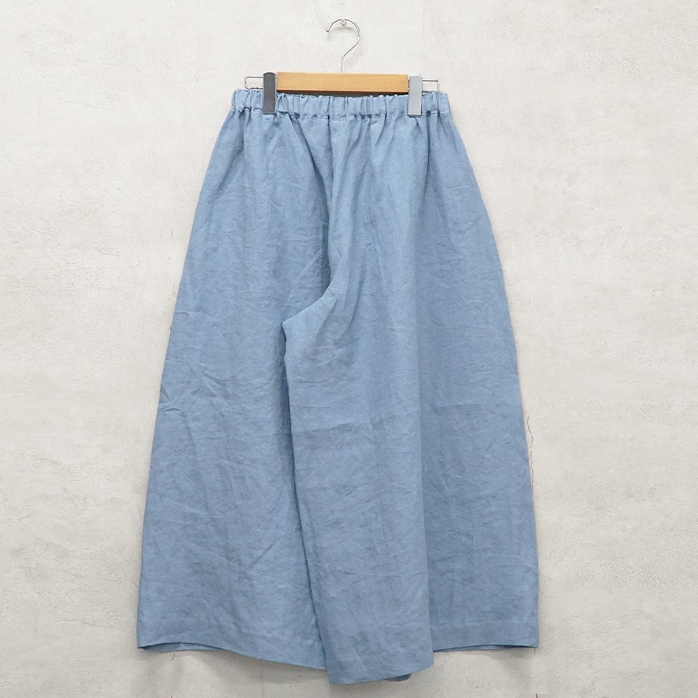 Branch m‘.,ブランチエム,ナチュラル,30代,40代,50代,60代,リネン,麻,ゆったり,パンツ,リネンパンツ ,ワイドパンツ,ギャザーパンツ,