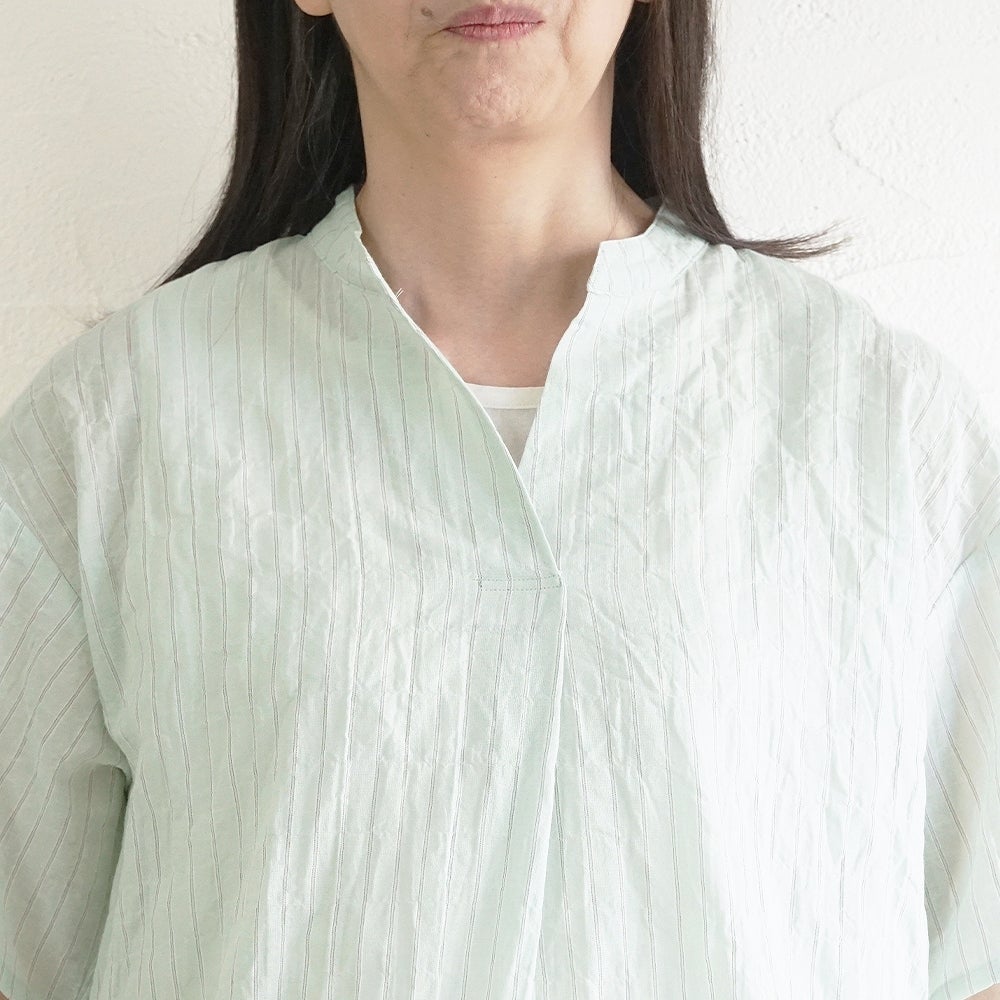 Branch m‘.,ブランチエム,ナチュラル,30代,40代,50代,60代,コットン,綿,ゆったり,ブラウス,チュニック,チュニックブラウス,スキッパーチュニック,スキッパーブラウス,ストラップ