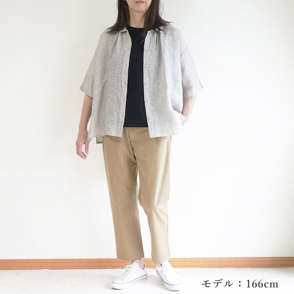 Branch m‘.,ブランチエム,ナチュラル,30代,40代,50代,60代,リネン,ゆったり,ブラウス,リネンブラウス,ドルマンブラウス,