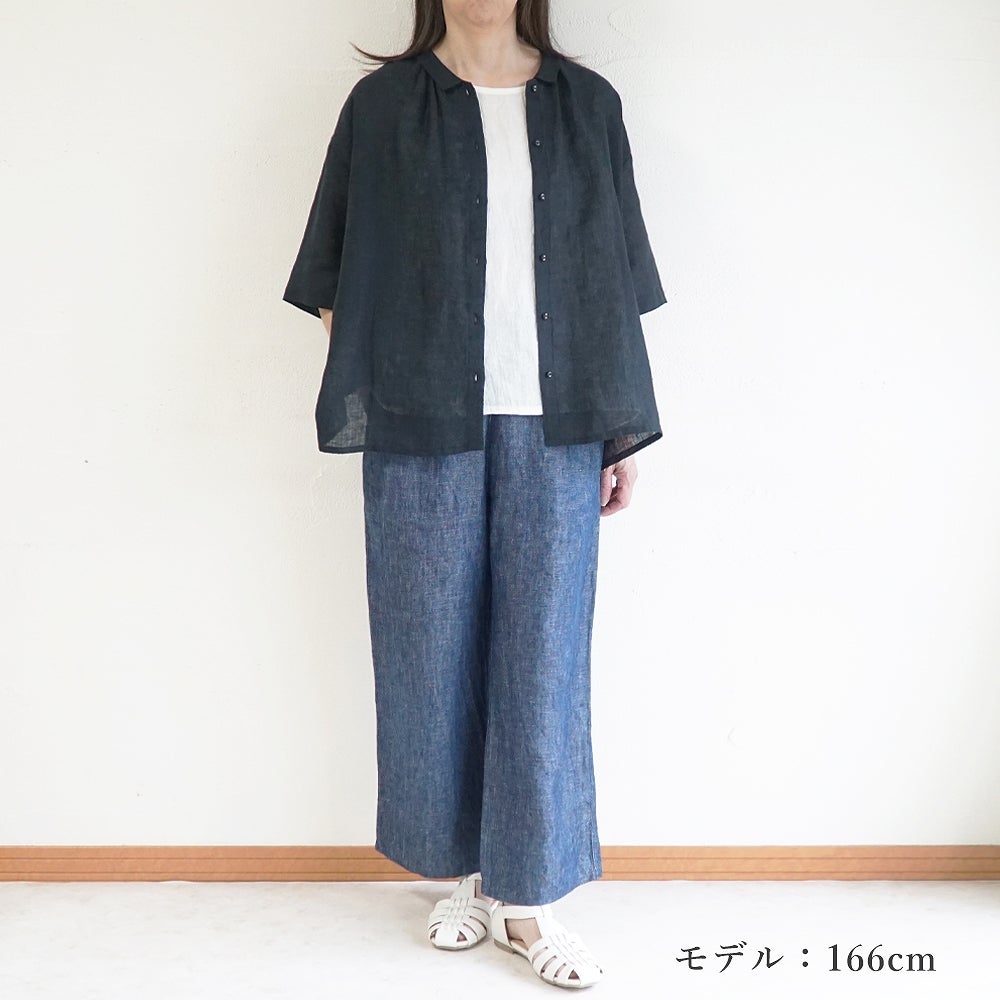 Branch m‘.,ブランチエム,ナチュラル,30代,40代,50代,60代,リネン,ゆったり,ブラウス,リネンブラウス,ドルマンブラウス,