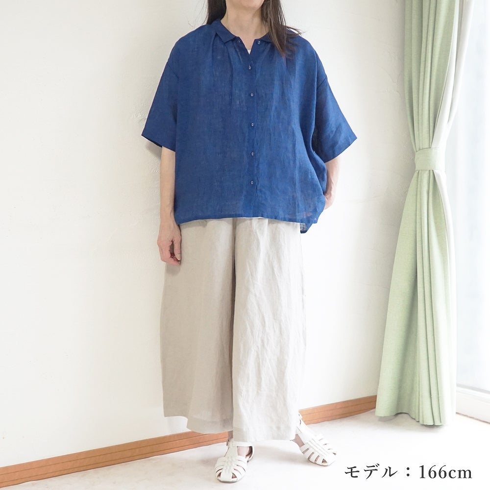 Branch m‘.,ブランチエム,ナチュラル,30代,40代,50代,60代,リネン,ゆったり,ブラウス,リネンブラウス,ドルマンブラウス,