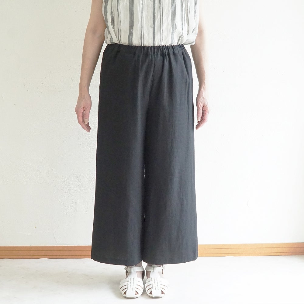 Branch m‘.,ブランチエム,ナチュラル,30代,40代,50代,60代,リネン,ゆったり,パンツ,リネンパンツ,ワイドパンツ,ワイドストレートパンツ,