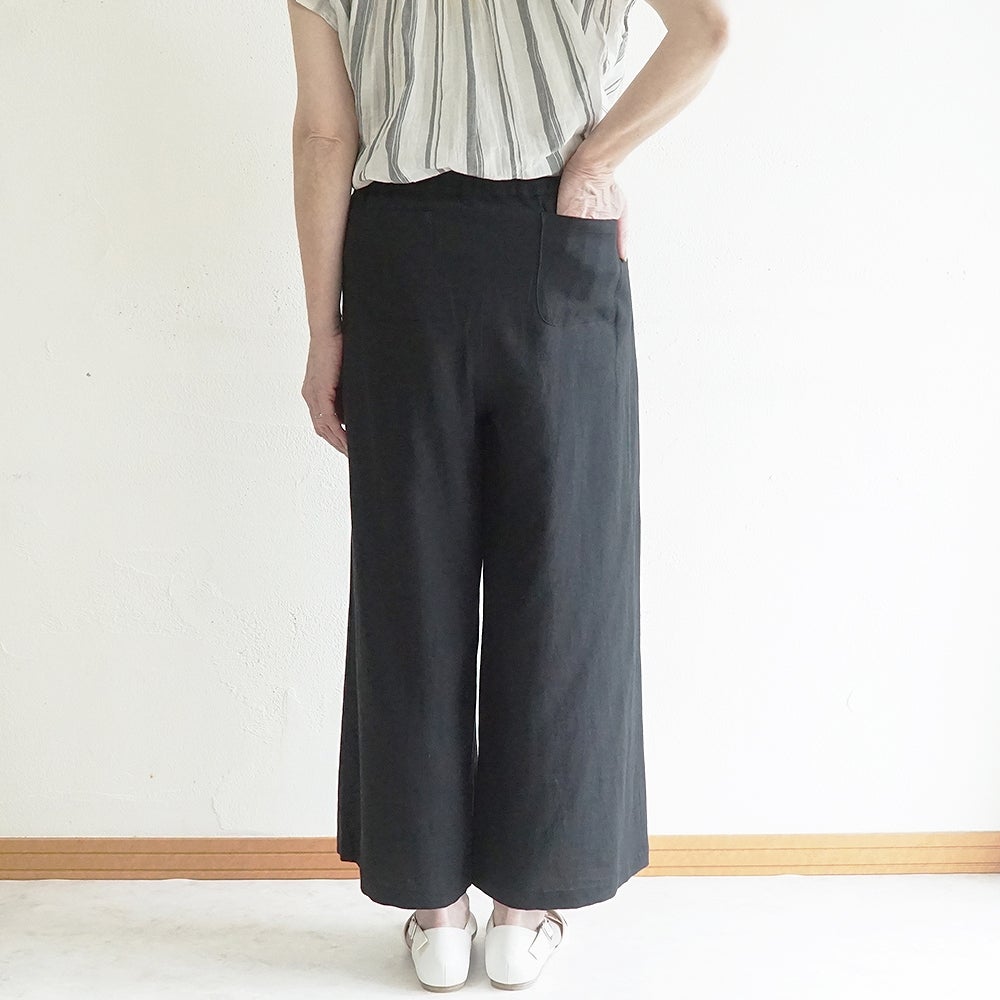 Branch m‘.,ブランチエム,ナチュラル,30代,40代,50代,60代,リネン,ゆったり,パンツ,リネンパンツ,ワイドパンツ,ワイドストレートパンツ,