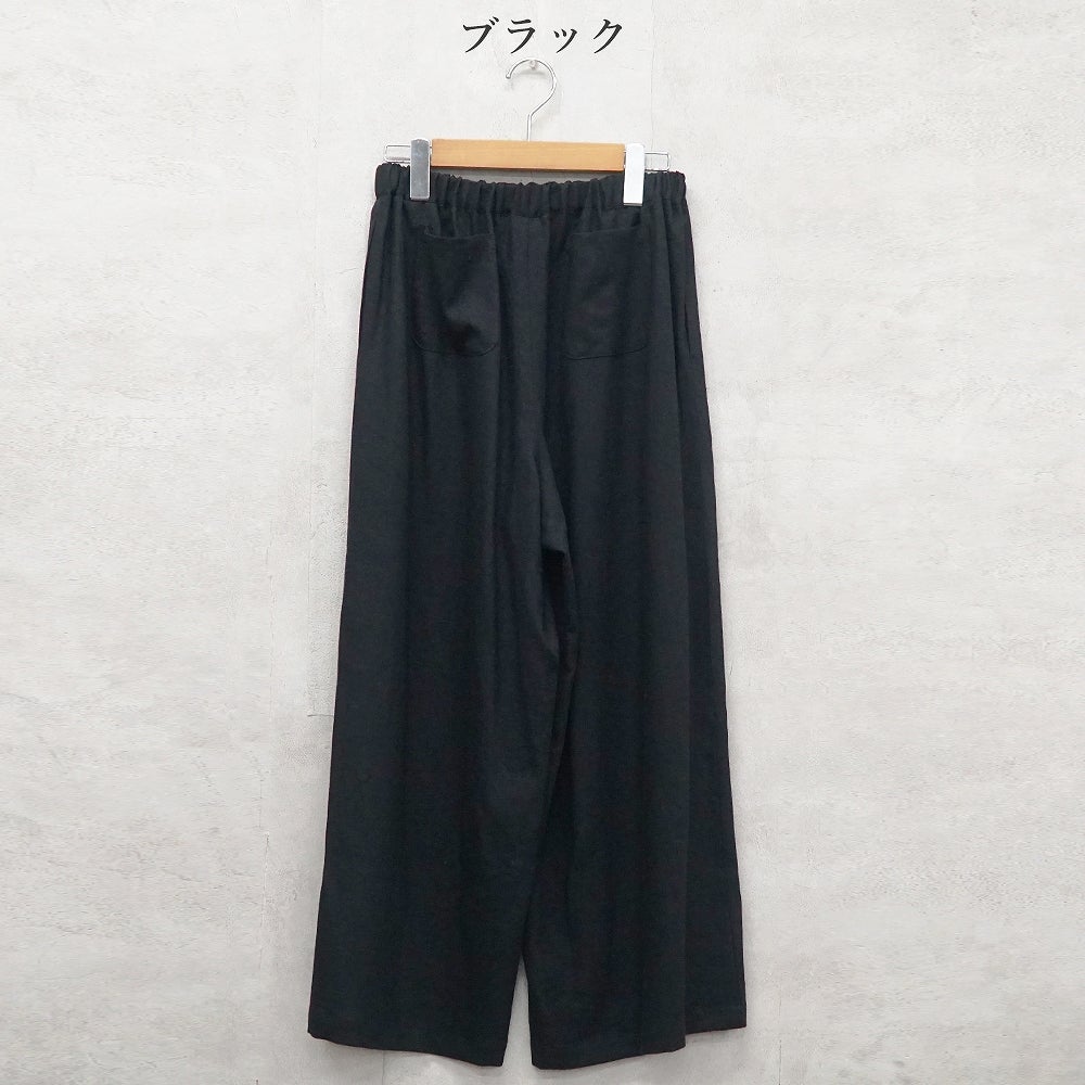 Branch m‘.,ブランチエム,ナチュラル,30代,40代,50代,60代,リネン,ゆったり,パンツ,リネンパンツ,ワイドパンツ,ワイドストレートパンツ,