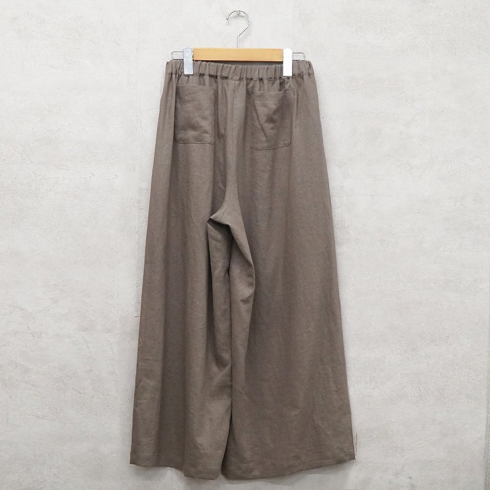 Branch m‘.,ブランチエム,ナチュラル,30代,40代,50代,60代,リネン,ゆったり,パンツ,リネンパンツ,ワイドパンツ,ワイドストレートパンツ,