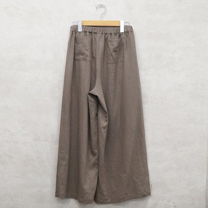 Branch m‘.,ブランチエム,ナチュラル,30代,40代,50代,60代,リネン,ゆったり,パンツ,リネンパンツ,ワイドパンツ,ワイドストレートパンツ,