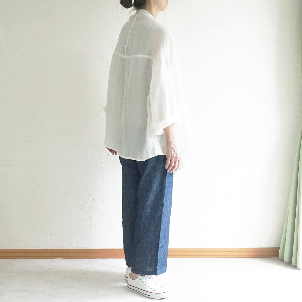 Branch m‘.,ブランチエム,ナチュラル,30代,40代,50代,60代,リネン,ゆったり,カーディガン,ショール,リネンカーデ,リネンカーディガン,リネンショール,ショールカーディガン,ストールカーディガン,紫外線対策,冷房対策