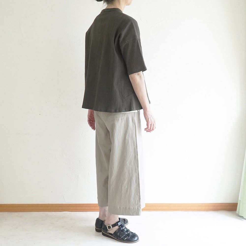 Branch m‘.,ブランチエム,ナチュラル,30代,40代,50代,60代,リネン,綿,コットン,麻,コットンリネン,ゆったり,ワイドパンツ,リネンワイドパンツ,リネンパンツ,パンツ,