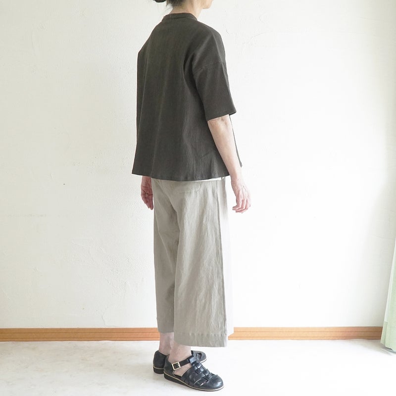 Branch m‘.,ブランチエム,ナチュラル,30代,40代,50代,60代,リネン,綿,コットン,麻,コットンリネン,ゆったり,ワイドパンツ,リネンワイドパンツ,リネンパンツ,パンツ,