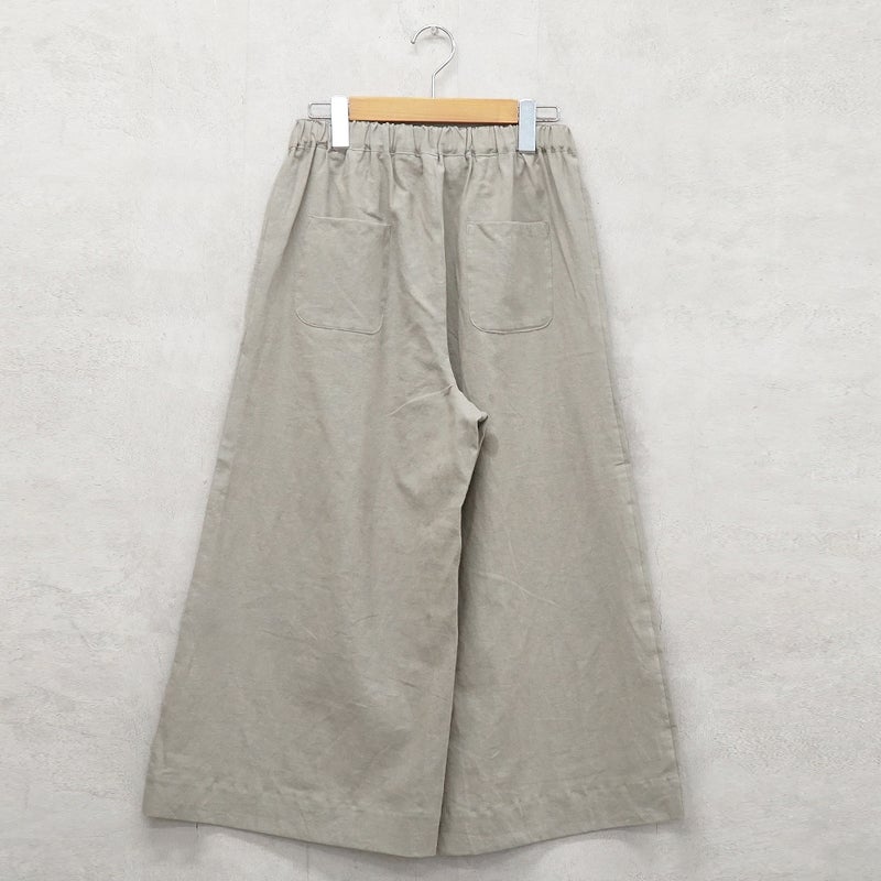 Branch m‘.,ブランチエム,ナチュラル,30代,40代,50代,60代,リネン,綿,コットン,麻,コットンリネン,ゆったり,ワイドパンツ,リネンワイドパンツ,リネンパンツ,パンツ,