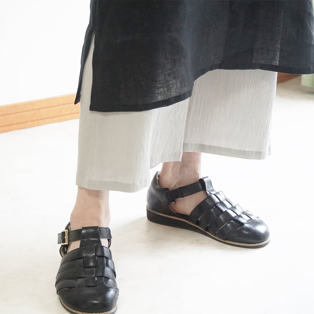 Branch m‘.,ブランチエム,ナチュラル,30代,40代,50代,60代,コットン,綿,ゆったり,パンツ,ワイドパンツ,ストレートパンツ,ぺチパンツ,高島ちぢみ,楊柳,セットアップ